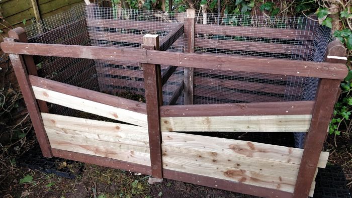 compost bin completed